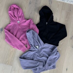 Athleta Girl All Day Half Zip Hoodie